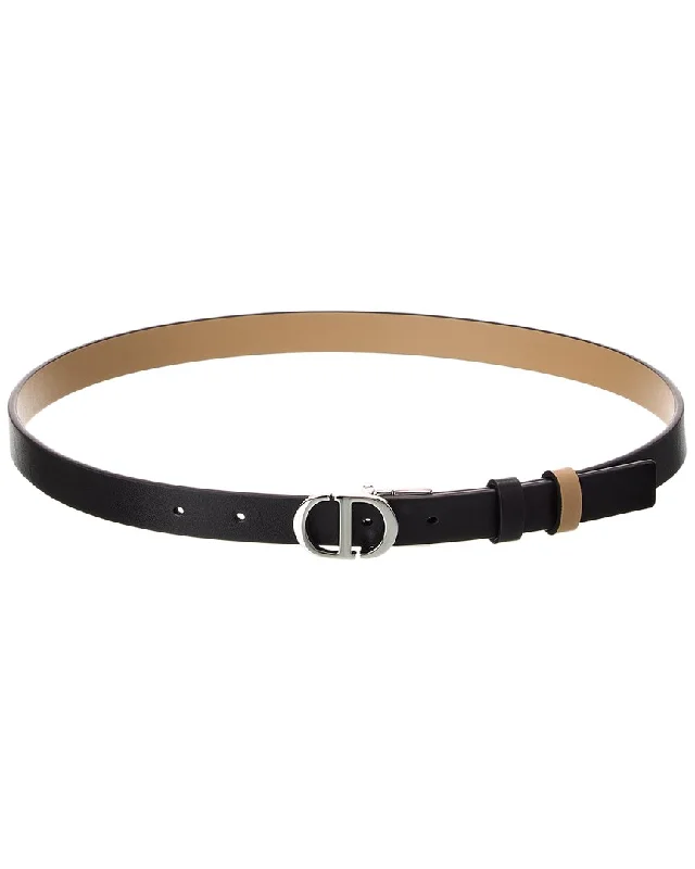 Dior Logo Reversible Leather Belt
