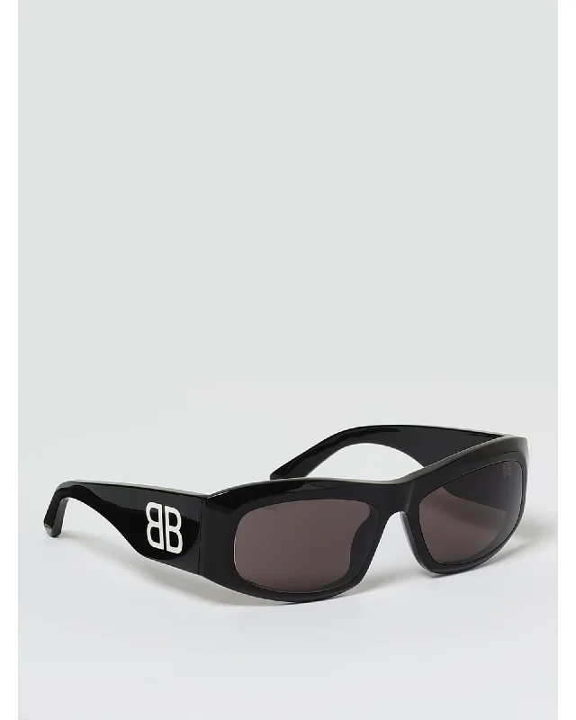 Balenciaga BB0395S Sunglasses Rectangular Frame Women Black