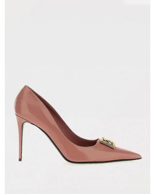 Dolce & Gabbana PointedToe Patent Leather Pumps Women Pink Pumps & Heels