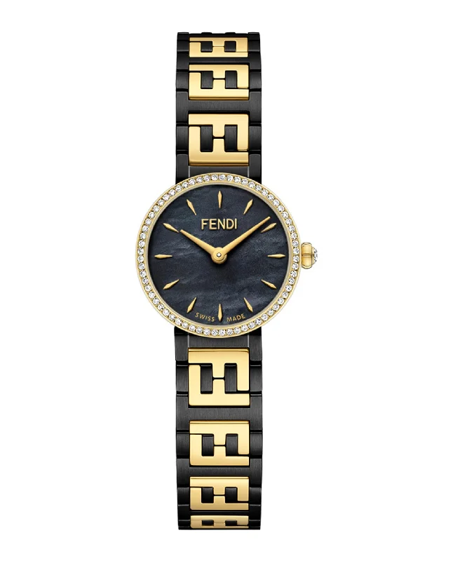 Fendi Womens Forever Fendi Two Tone 19mm Bracelet Fashion Watch