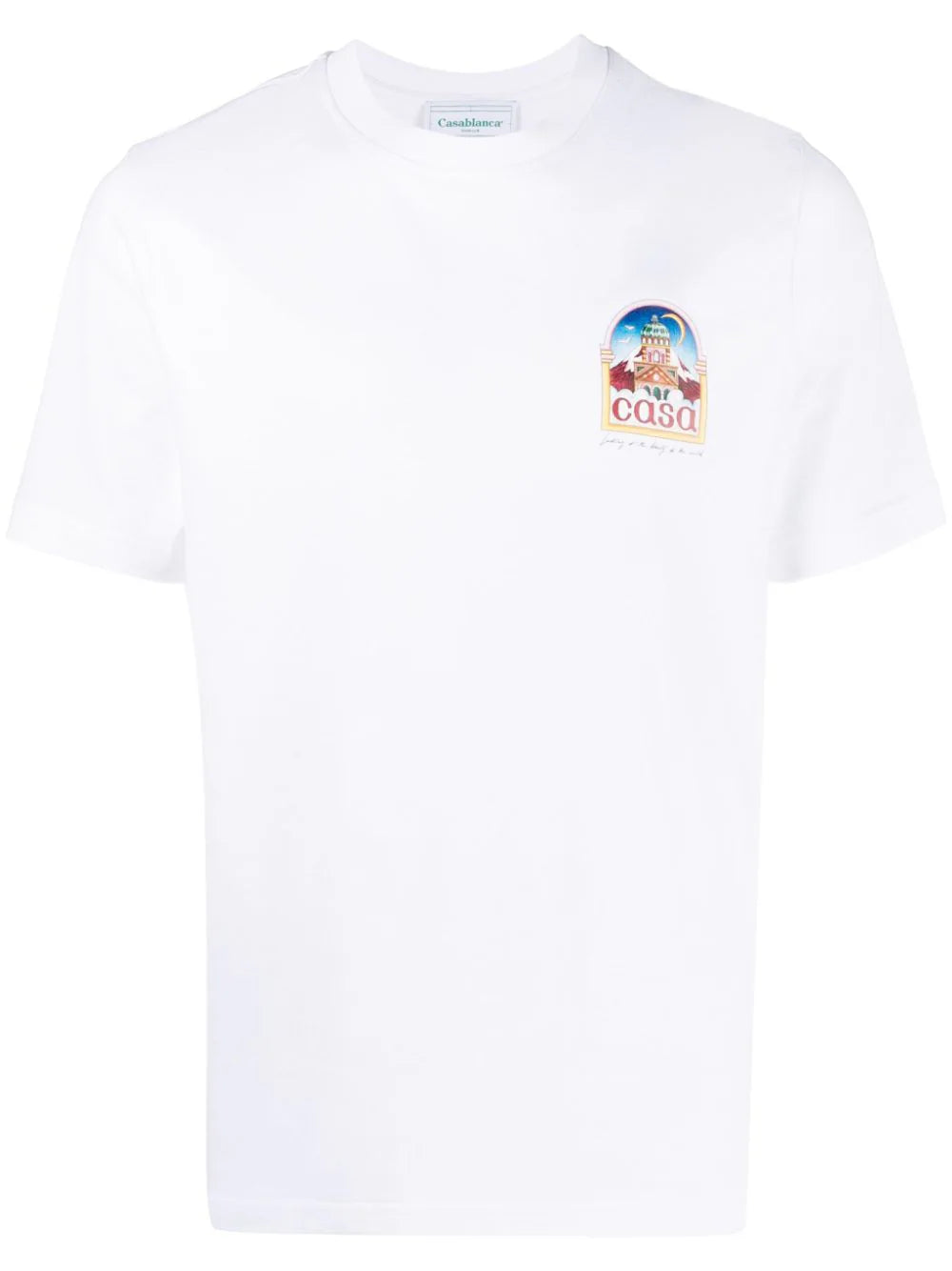 Casablanca Vue De Damas White T-Shirt