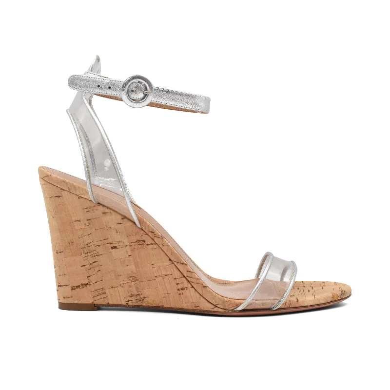 Aquazzura 'Minimalist' Wedge Sandals - Women's 39