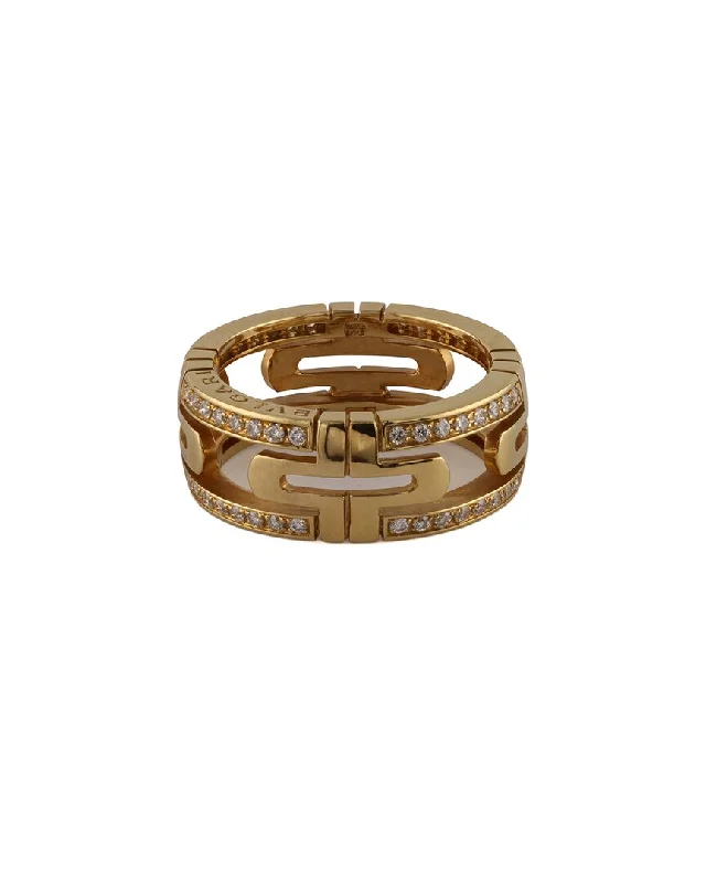 Bulgari Parentesi 18K Rose Gold 0.40 Ct. Tw. Diamond Ring