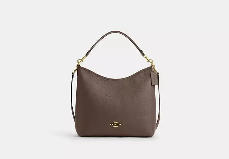 Coach Laurel Large Shoulder Bag Dark Stone 