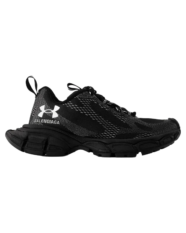 Balenciaga Track Cleats Under Armour Collaboration Sneakers Women Black | Black