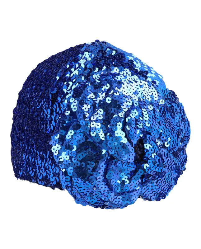 Gucci Womens Sequin Cuffiet Hat