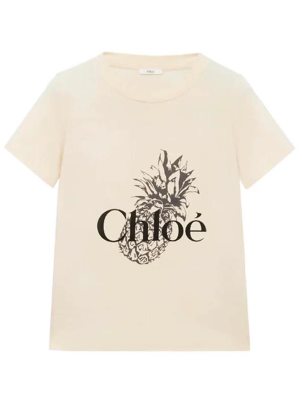 Chloé Baby fit logo T-shirt