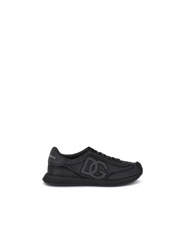 Dolce & Gabbana Nylon Sneakers Men Black