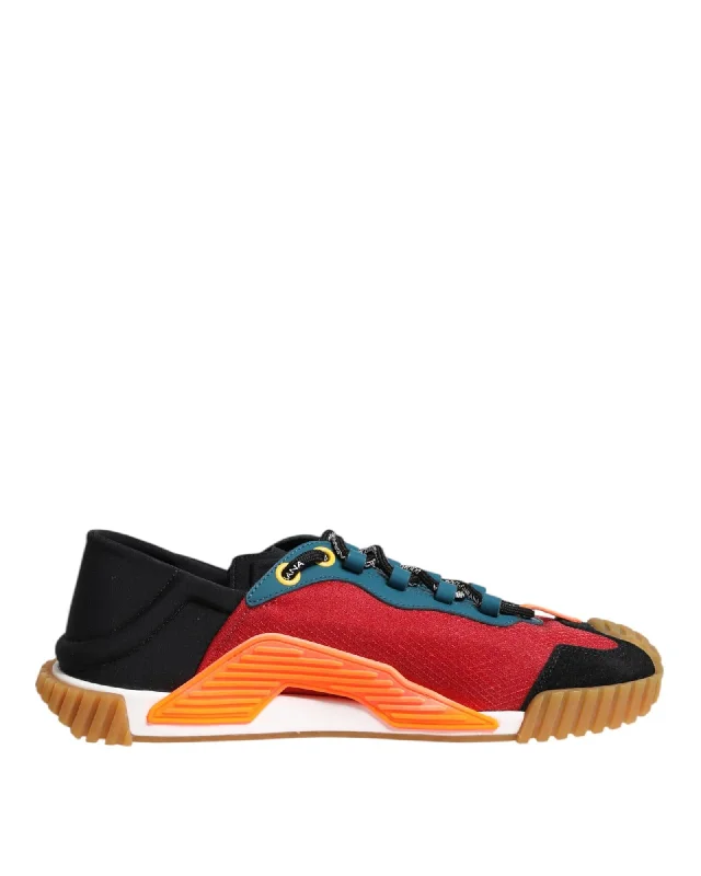 Dolce & Gabbana Colorful Textile Sneakers Men Multicolor