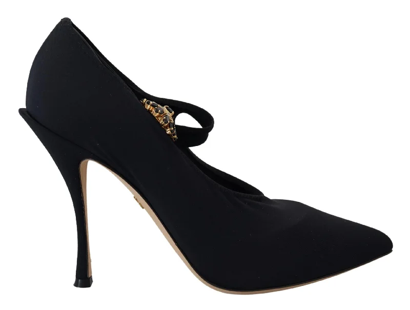 Dolce & Gabbana  Black Neoprene Pumps