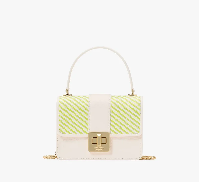 Phoebe Turnlock Mini Flap Crossbody Lime Slushy Multi Kate Spade