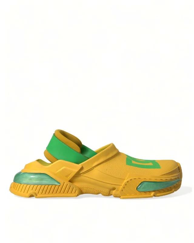 Dolce & Gabbana  Portofino Clogs Yellow MV5360