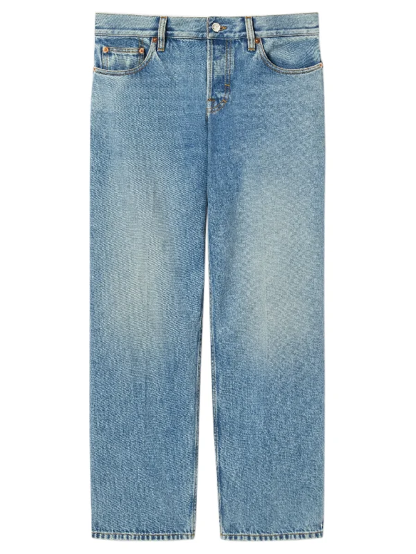 GUCCI Straight fit denim pants
