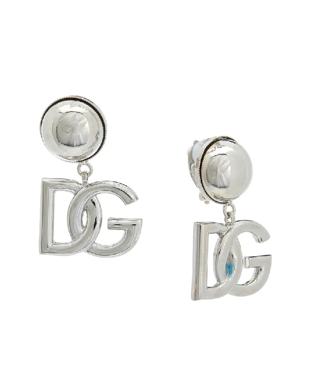 Dolce & Gabbana Dg Logo Clip-On Earrings
