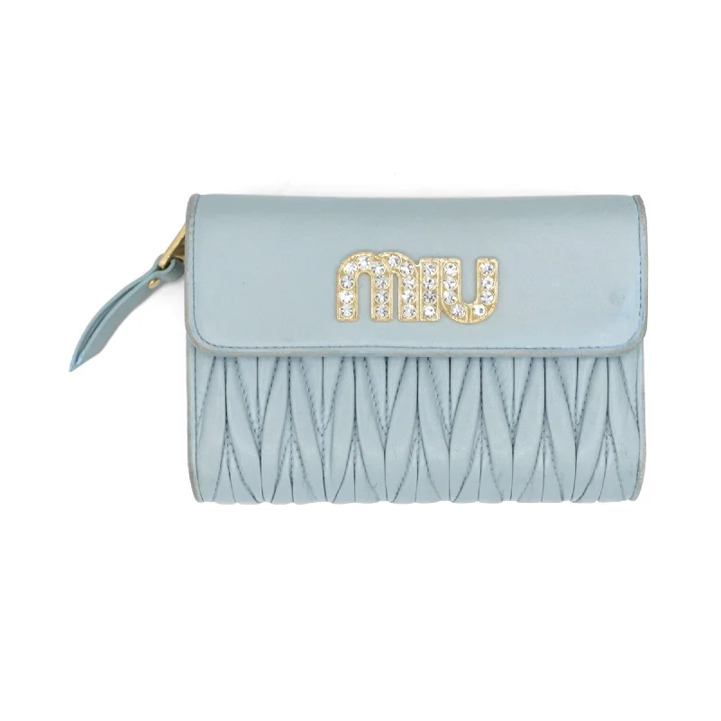 Miu Miu Matelasse Wallet