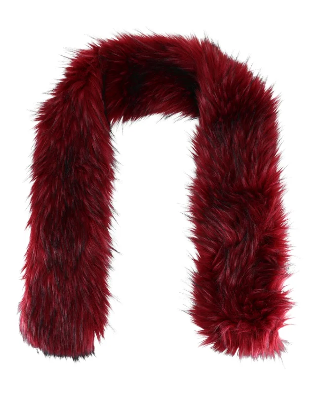 Gucci Womens Faux Fur Scarf