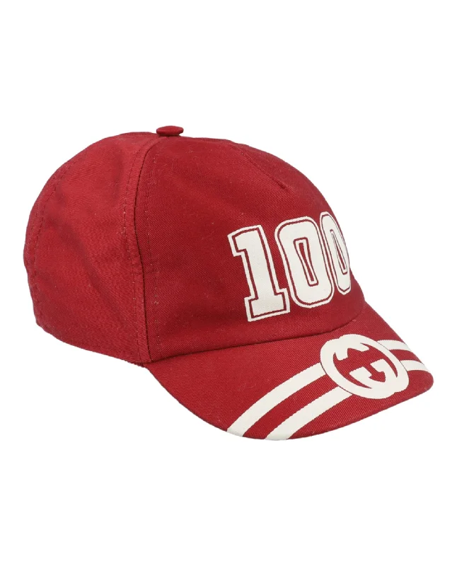 Gucci Unisex-Child College GG Baseball Cap