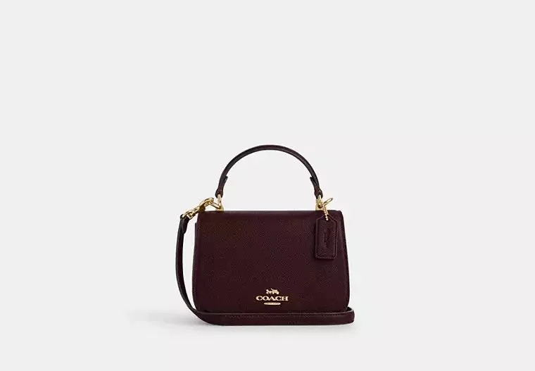 Coach Lysa Top Handle Bag  Merlot 