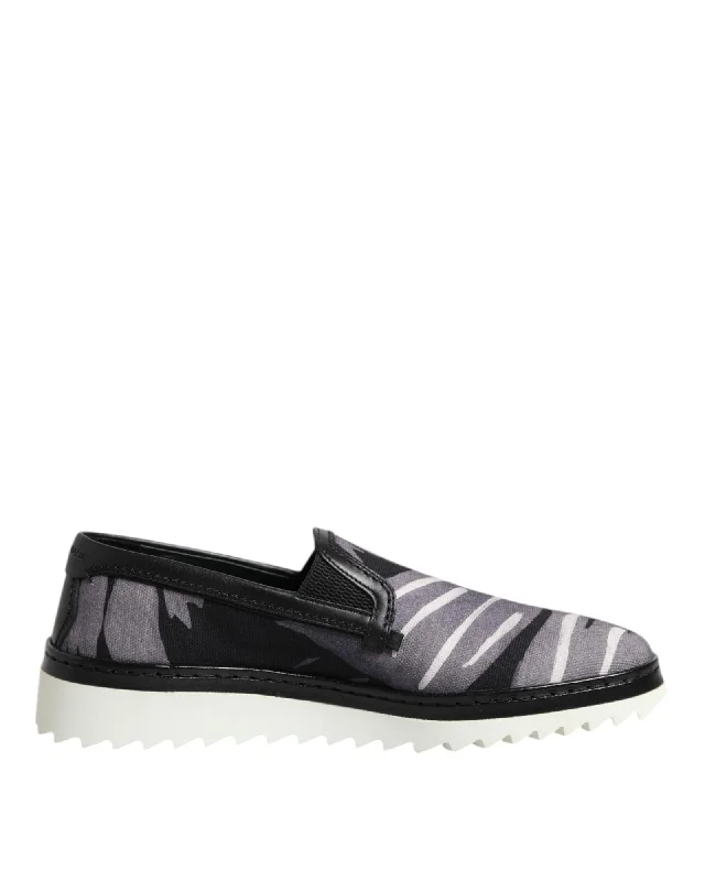 Dolce & Gabbana SlipOn Camo Sneakers Men Black