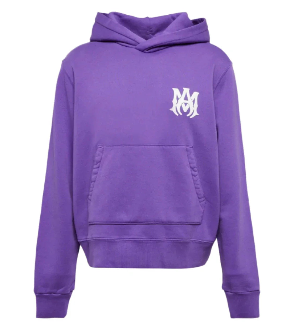 Amiri Mens Logo Cotton Purple Hoodie