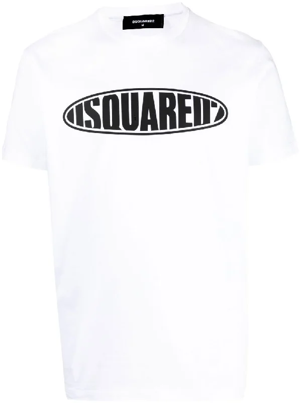 Dsquared2 Surf Board logo print T-Shirt in White