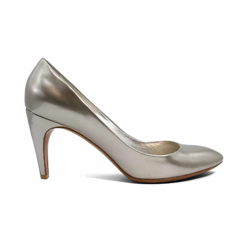 Louis Vuitton Silver Pumps - Women's 38.5