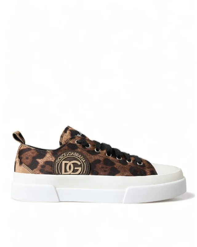 Dolce & Gabbana  Women's Leopard Print Sneakers