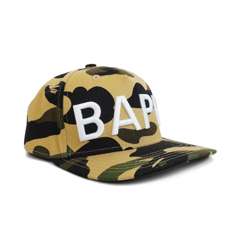 A Bathing Ape Camo Snapback Hat