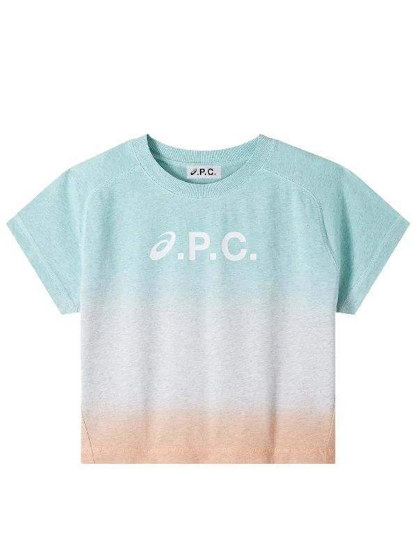 A.P.C. x Asics cloud dip dye t-shirt