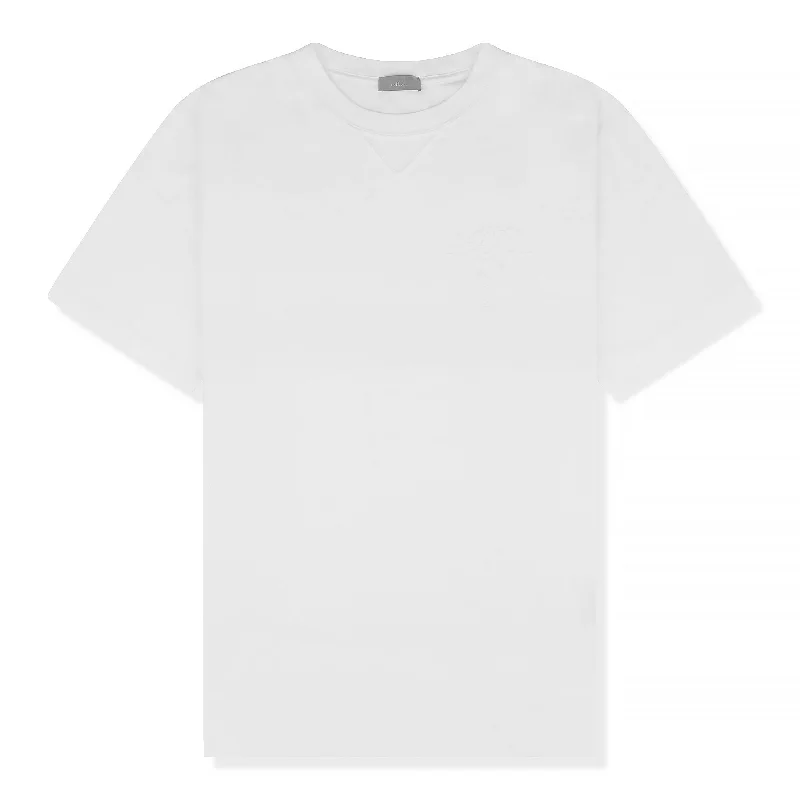 Dior CD Étoile Embroidered Oversized White T Shirt