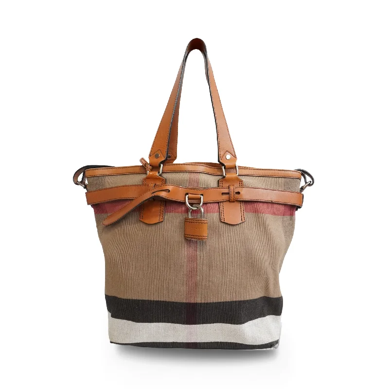Burberry Novacheck Tote Bag