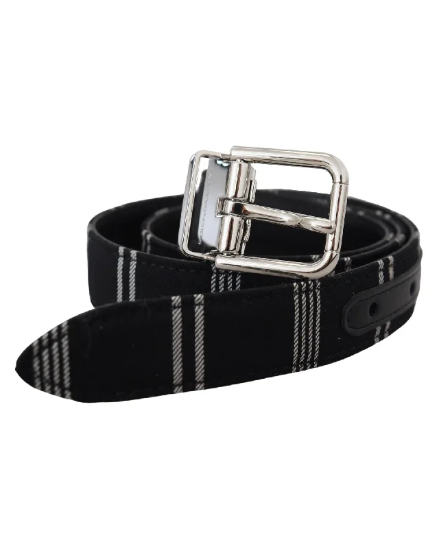 Dolce & Gabbana  Striped Cotton Belt