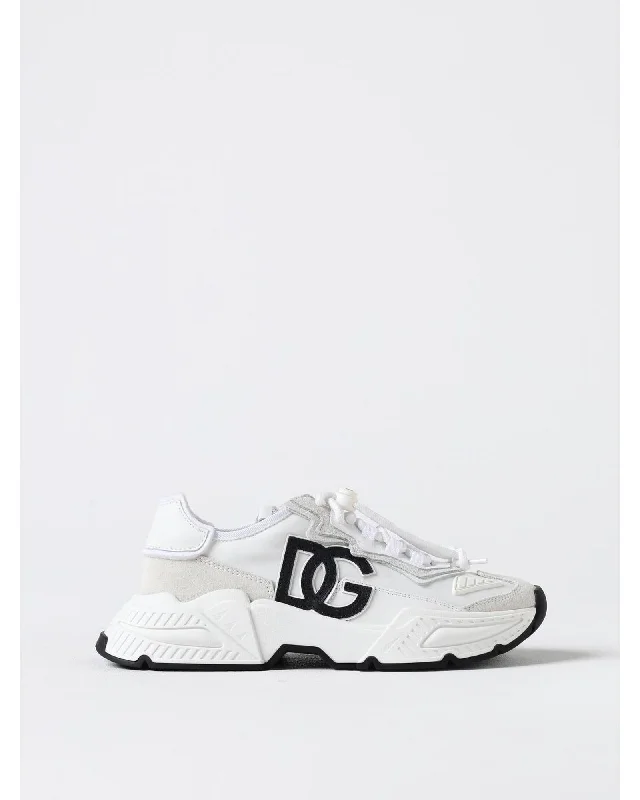 Dolce & Gabbana DG Logo Sneakers Chunky Sole Kids White