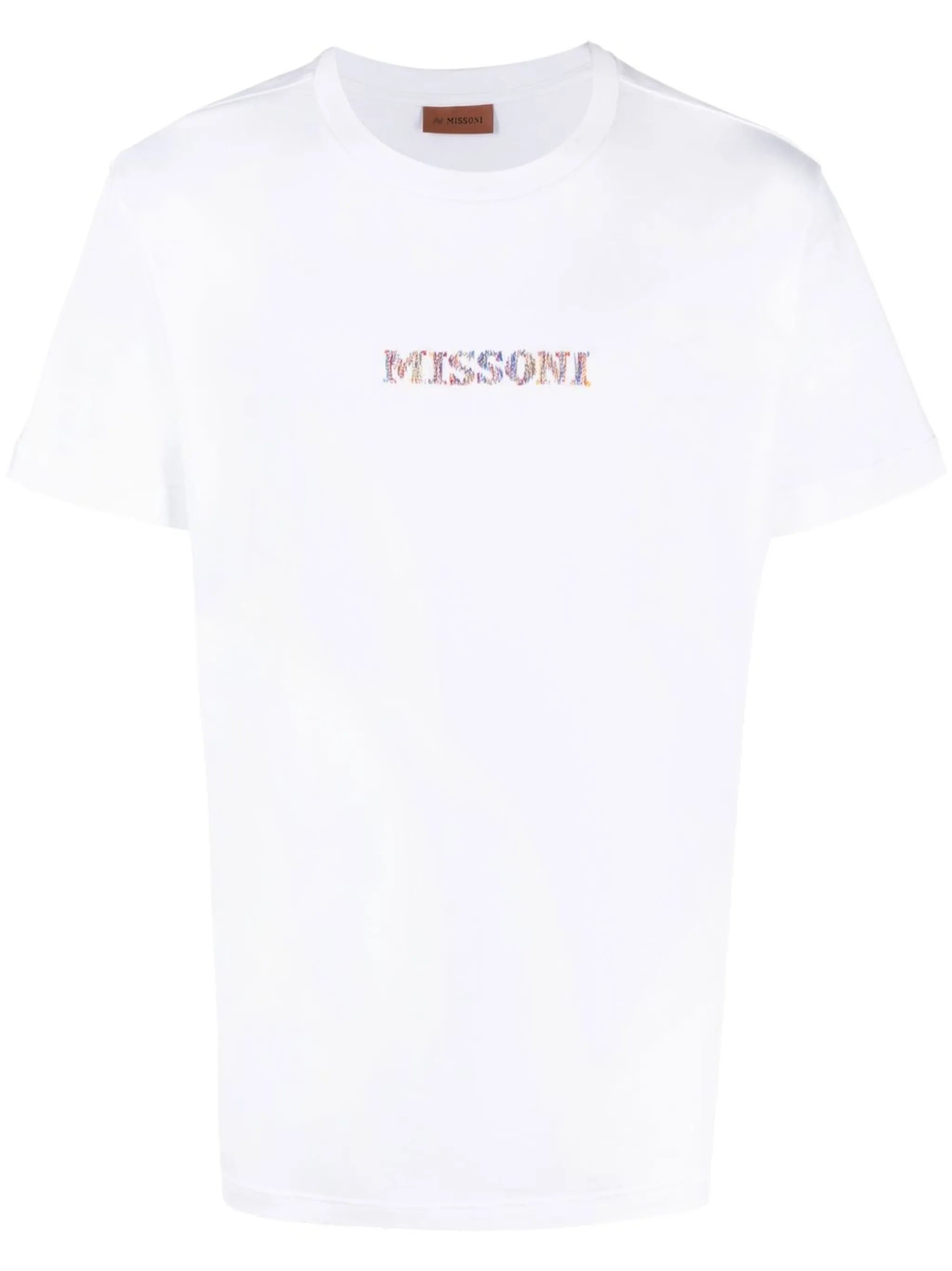 Missoni Stitches Logo T-shirt White