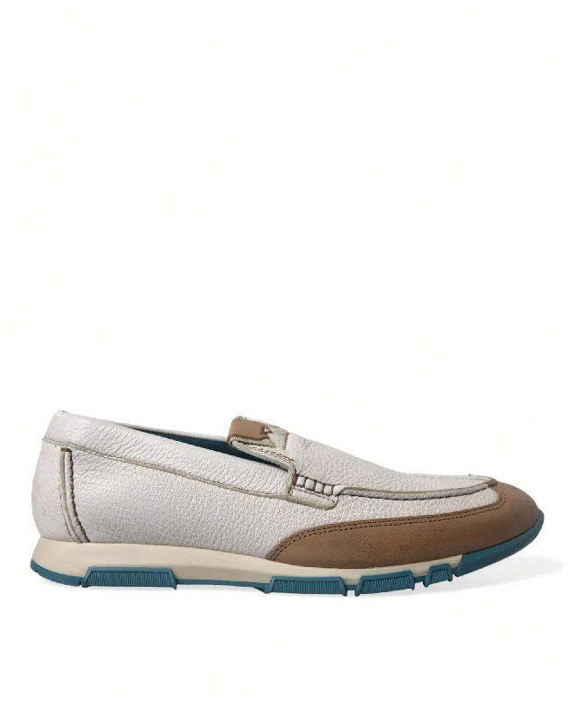 Dolce & Gabbana  Portofino Leather Loafers for Men