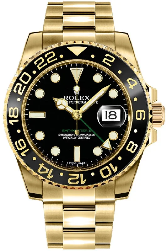 Rolex GMT-Master II Gold Men's Watch 116718LN-0001
