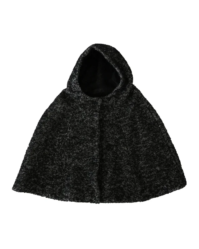 Dolce & Gabbana  Women's Black Hooded Cape