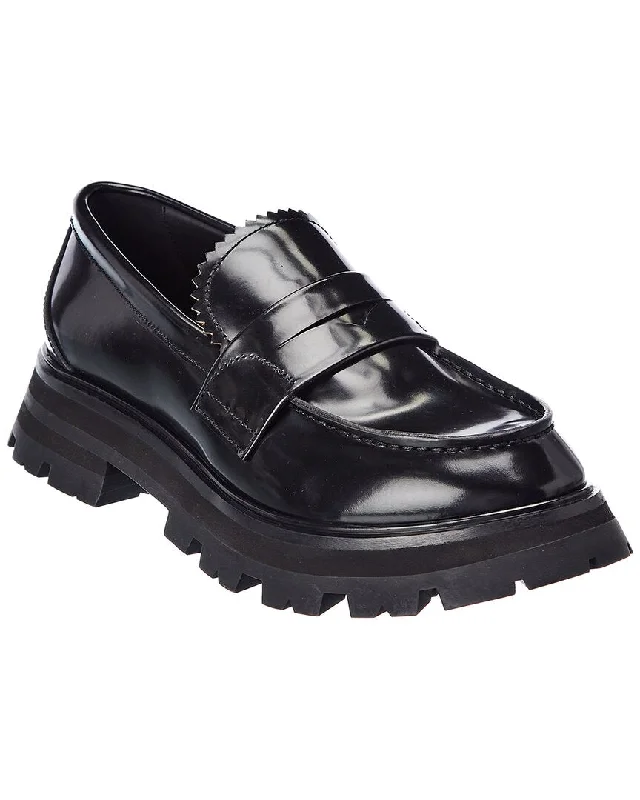 Alexander Mcqueen Wander Leather Loafer