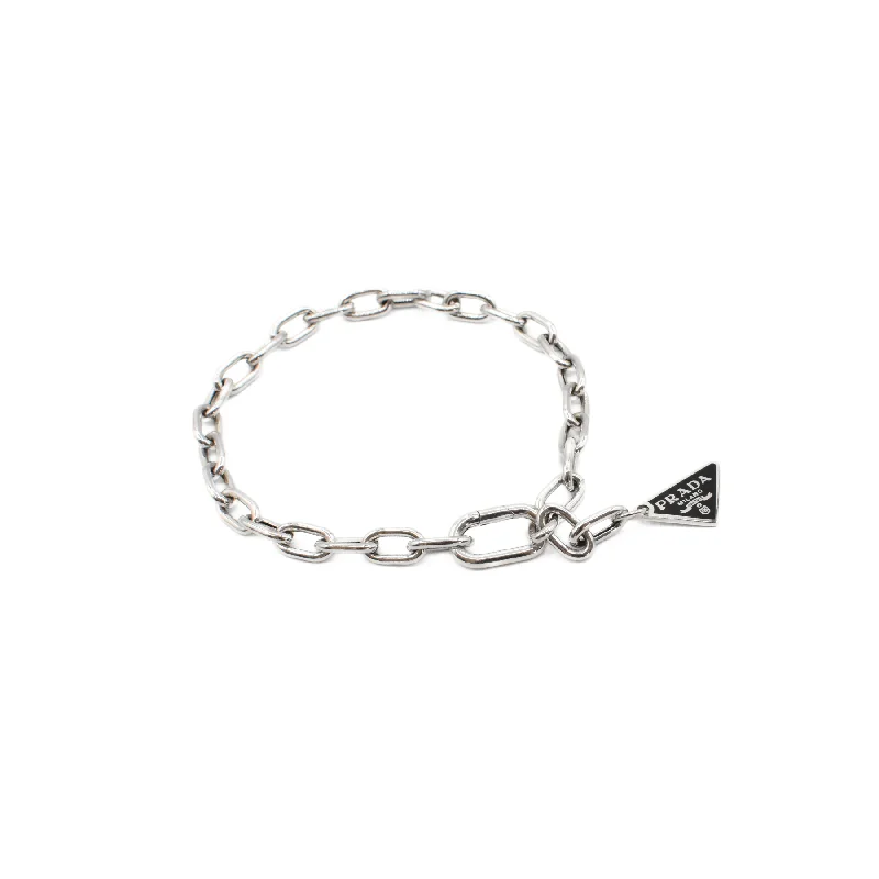 Prada 'Triangle Logo' Bracelet