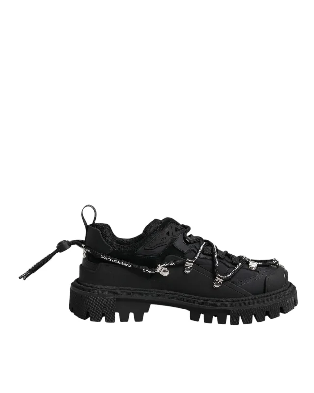 Dolce & Gabbana LaceUp Sneakers Black Style Men