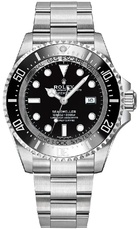 Rolex Sea-Dweller Deepsea Black Dial Oystersteel 44mm Men's Watch 116660-0001