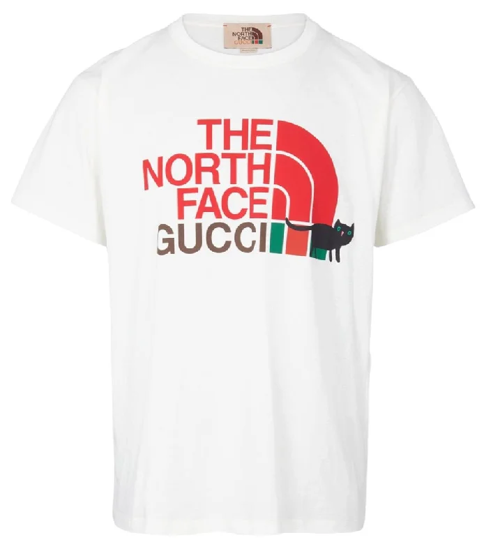 Gucci x The North Face Printed Logo Cotton White T-Shirt