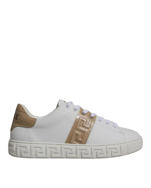 Versace Greca Sneakers LowTop Style Men White