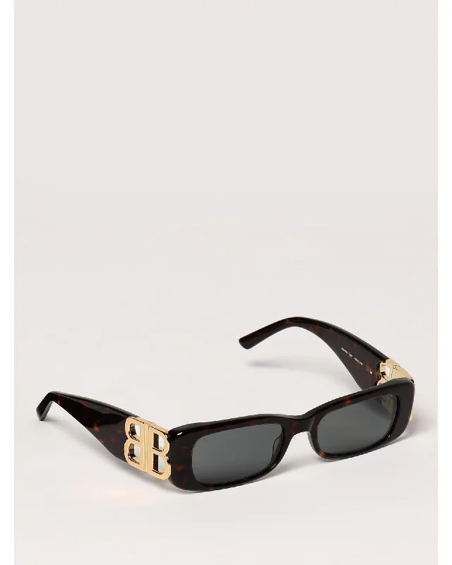 Balenciaga BB0096S Sunglasses Tortoise Women Brown