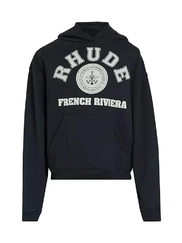 Rhude French Riviera Hoodie in Black