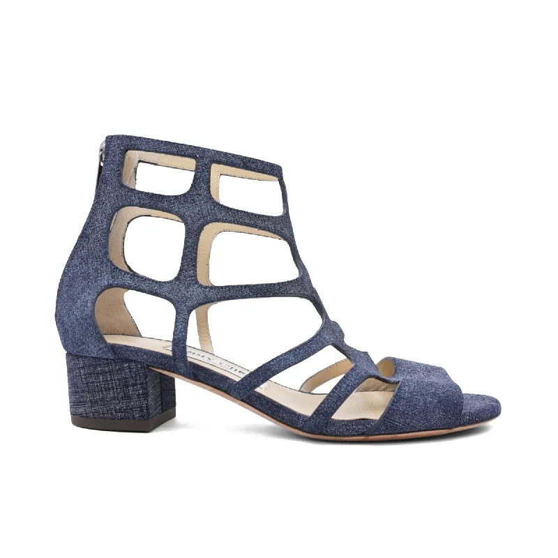 Jimmy Choo 'Ren' Cage Sandals - Women's 35.5