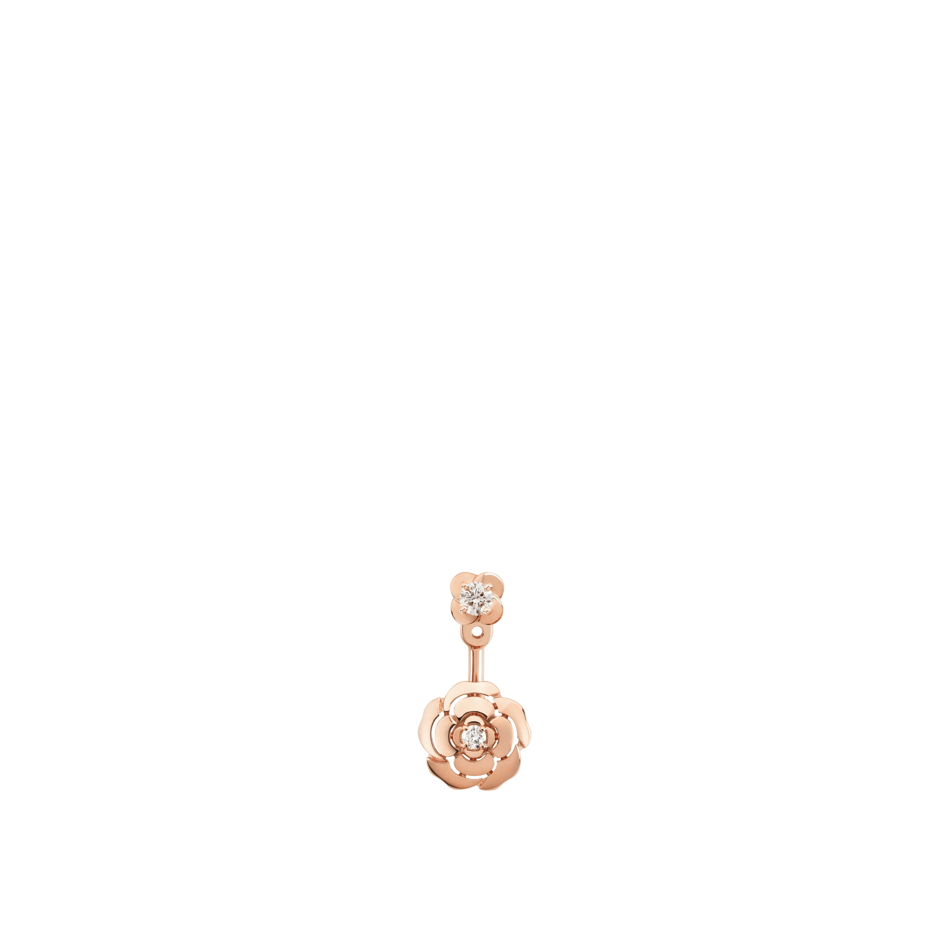 CHANEL Extrait de Camélia Single Earring