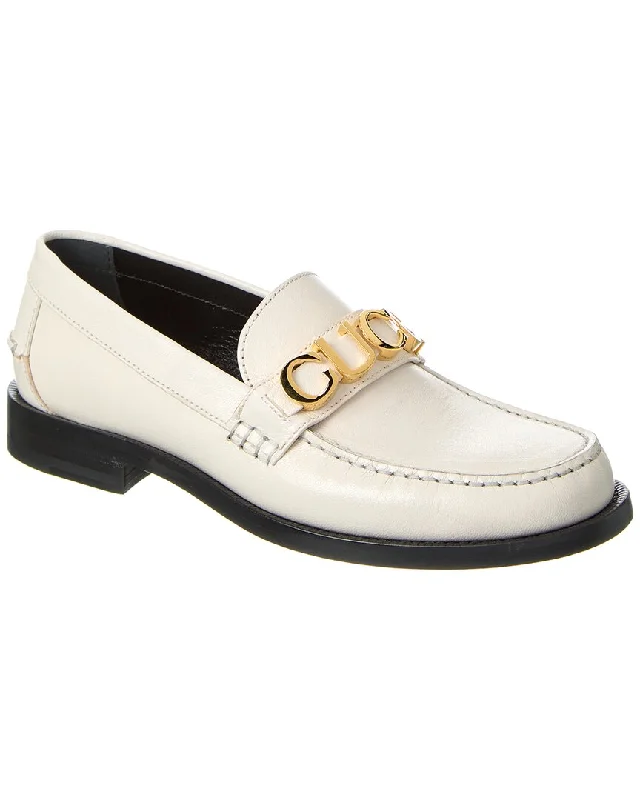 Gucci Logo Leather Loafer