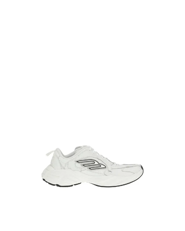 Balenciaga Track Cleats Sneaker White Leather Women