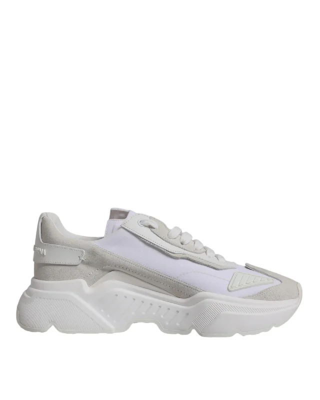 Dolce & Gabbana Leather Daymaster Low Top Sneakers with Rubber Sole